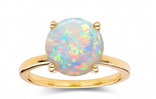 Naturel blanc opale carat - 3.25,