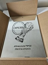 Cadre miroir ITALIA 90 coupe du monde de football RARE protagonisti OPERE