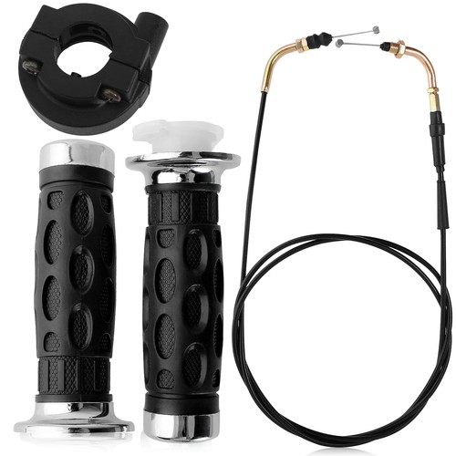 Black rubber twist throttle - rubber,