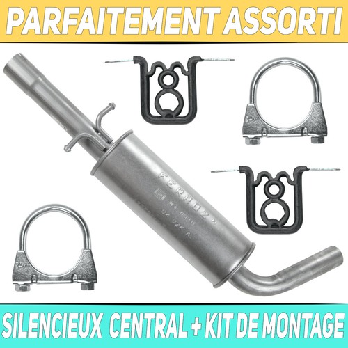 Pot échappement central - d’échappement,