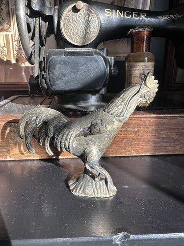 Coq laiton ancien - 🐓,