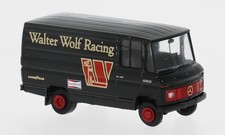 Brekina 36857 - 1/87 Mercedes L 406 D Caisse, 1967, Walter Wolf Racing - Neuf