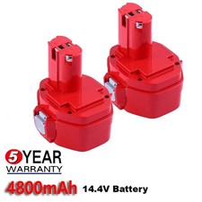 2PCS 4.8Ah 14,4V Batterie pour Makita PA14 1420 1422 1433 1434 1435 6228D JR140D