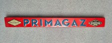 RARE Tôle lithographiée bandeau PRIMAGAZ - 35x3.5cm