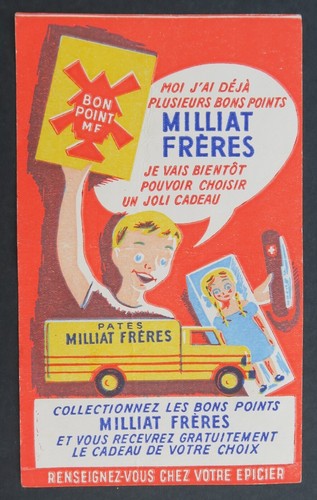 Buvard pates milliet freres - buvard,