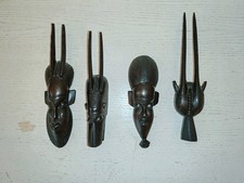 Lot de 4 Masque Africain