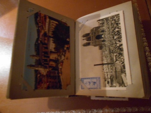 Album cartes postales - ,