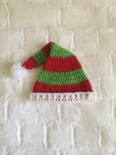 Handmade elf hat, Crochet Baby