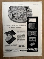 ▬►Publicité de 1931 - Montres ERMETO Movado - résiste aux ennemis - 1584