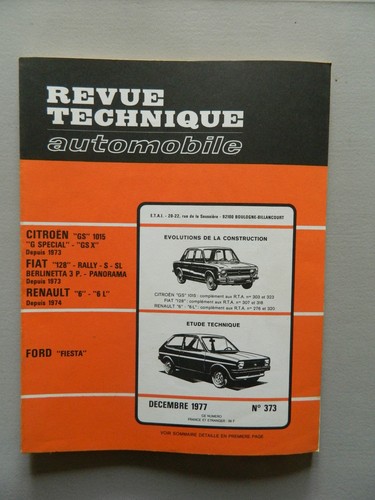 Rta revue technique - revue,
