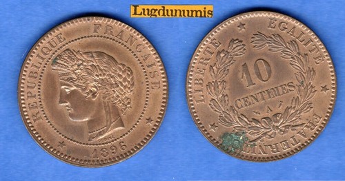 Centimes cérès 1896 - 10,