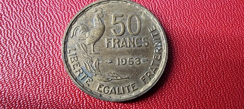 Francs 1953 france - 50,