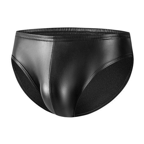 String noir simili cuir sous
