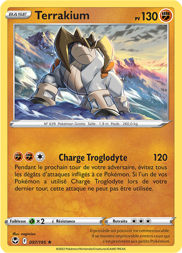 Carte pokémon terrakium - carte,