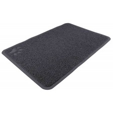 Tapis pour bac à litière gris 40 x 60cm pour chat