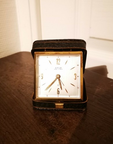 Rare ancien réveil voyage - ancien,