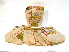 25 Anciens Sachets Cornets poches Publicitaires Jus de Fruit Pampryl