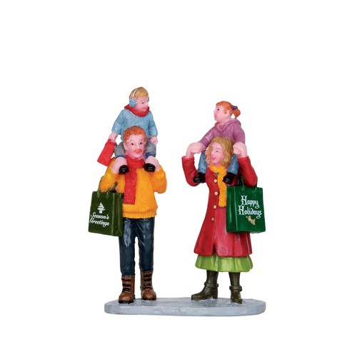 Shopping noël famille - de,