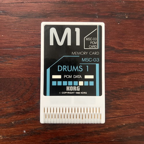 Korg drums rom card - m1,