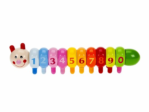 Chenille bois 1234 nombre - chenille, en
