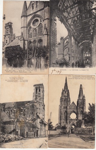 Lot old postcards war - old, 14-18