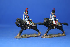 Delprado bataille Austerlitz 2 cavaliers Français