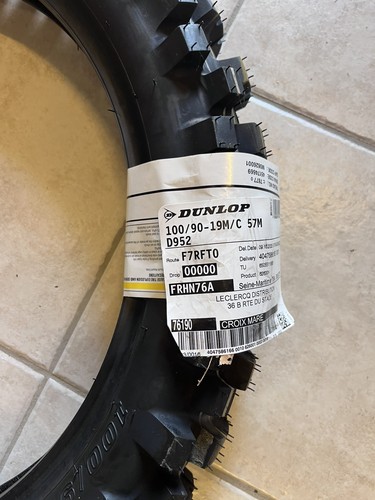 Pneu cross dunlop 100 - 100/90-19,