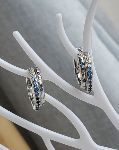 Double anneaux argent - double,
