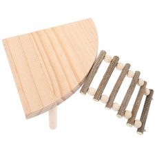  Plate-forme échelle en bois Hamster Chinchilla Rat plate-forme en bois