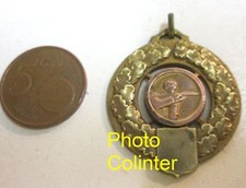 Médaille / prix de Concours de Tir à la carabine fabrication ancienne en laiton