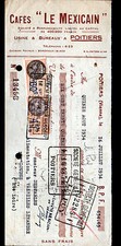 POITIERS (86) CAFES / USINE de TORREFACTION "LE MEXICAIN" en 1934