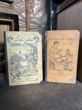 Deux Livres Ancien « Histoire de France Cours Moyen Paris  » XXe Siècle