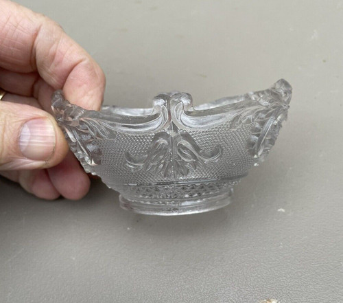 Salière verre préssé boston - verre,