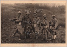 1918 : ILLUSTRATION / GRAVURE: GUERRE 14/18 WW1 SOLDAT INFANTERIE FRANçAISE