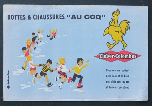 Buvard kleber colombes botte - buvard, kleber-colombes