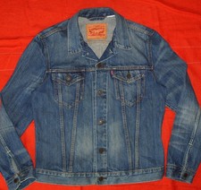 Veste Levi's Trucker Slim Bleu Used Taille L