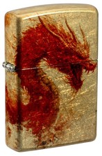 Zippo briquet tumbled brass - briquet,