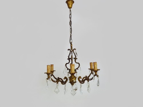 Magnifique lustre cage - , en