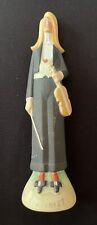 Schafer and vater Caricature figurine porcelaine skinny bisque Violoniste