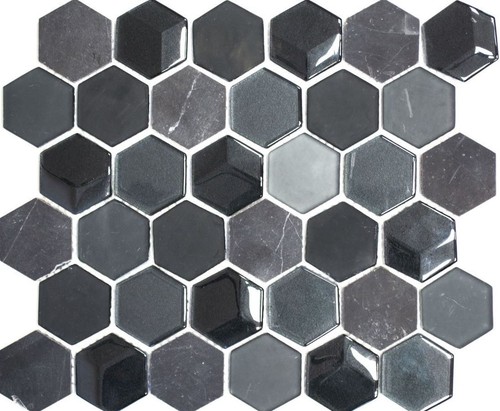 Mosaïque carrelage noir - carrelage,