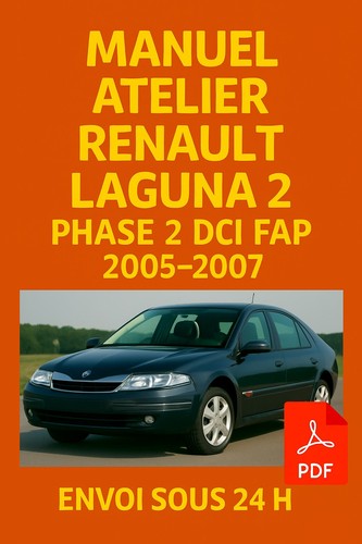 Manuel atelier renault - atelier, laguna