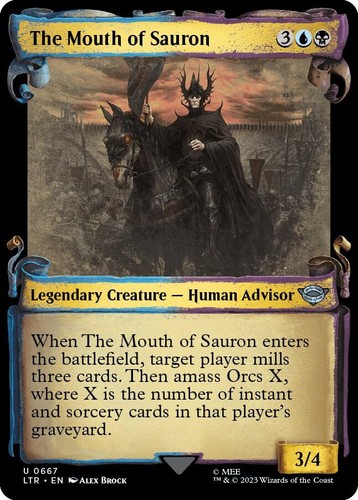 The mouth sauron foil - the,