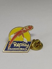 (ZP) PINS BADGE ENAMEL VINTAGE COLLECTION STYLO REPLAY PAPERMATE