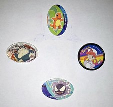 Lot 4 Pogs Pokemon - 1 Master