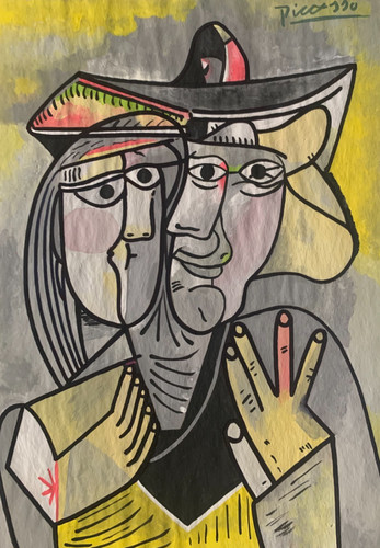 Dessin original gouache sur - original,