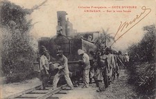 Ivory Coast - ABIDJAN - Decauville Locomotive - Publ. unknown  - - Côte d'Ivoire