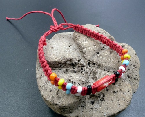 Bracelet ethnique coton - ethnique,
