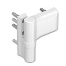 Paumelle menuiserie PVC - porte 80 kg - H18 à 23 mm - L20 mm - 1 pièce HAHN