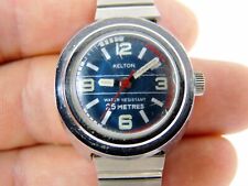 Montre bracelet de plongée  KELTON water resistant 25 mètres vintage watch