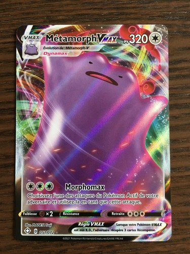 Carte pokémon métamorph vmax - carte,